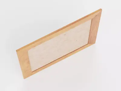 -Wall Picture V3-Stars- Low-poly 3D model