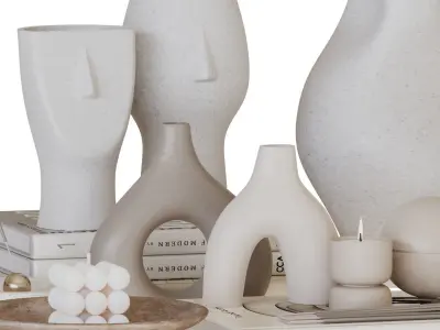 Decorative Set-02 3D model purchase