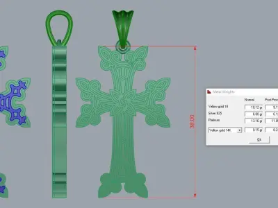 Armenian Cross 3D print model