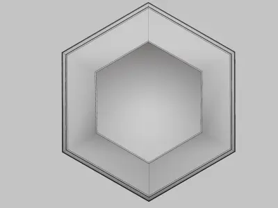 Oriental Living Room Chair-Stool  3D model