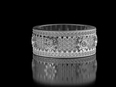 MACHANICS RING  3D print model