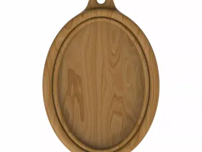 Carved picture frame STL 3D model