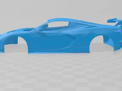 Chevrolet Corvette ZR1 2025 - Body Car STL Model 3D print model