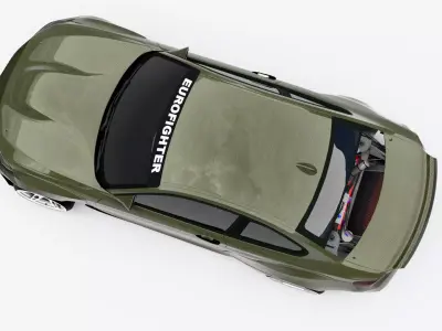 BMW F22 Low-poly 3D model