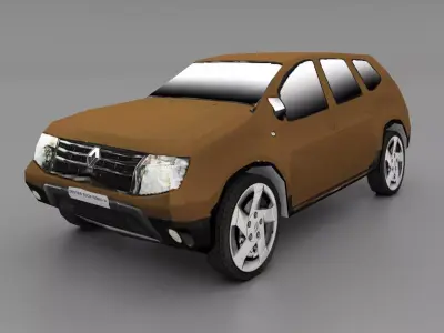 Duster Car Low-poly 3D model