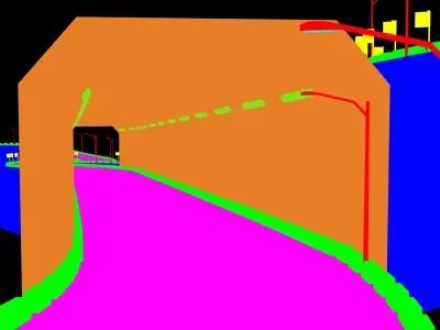 Race Mountain Track 3D model