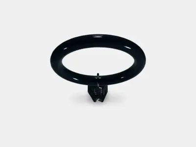 SYRLIG Curtain ring with clip and hook 3 Low-poly 3D model