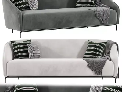 Carnaby Sofa By Praddy 3D model