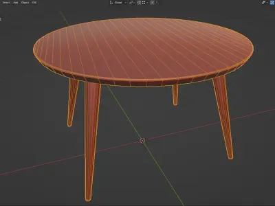 Coffee Table 01 Low-poly 3D model purchase