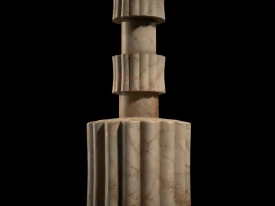 Beauden Floor Lamp 3D model