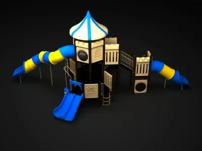 Outdoor Castle 3D model