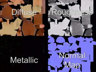 Stylish Loungewear Character model pack Low-poly 3D model