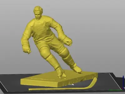 montreal canadians 10 guy lafleur 3D print model