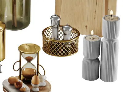 Decorative Set 03 3D model