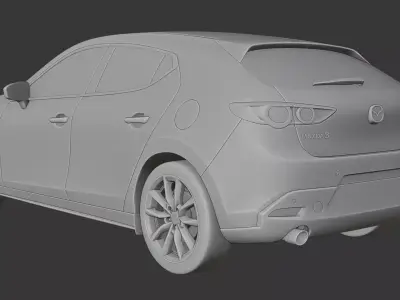 Mazda 3 Hatchback 3D print model