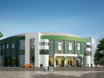 Sport house 3D model