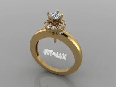 FASION UNIK RING 3D model 2