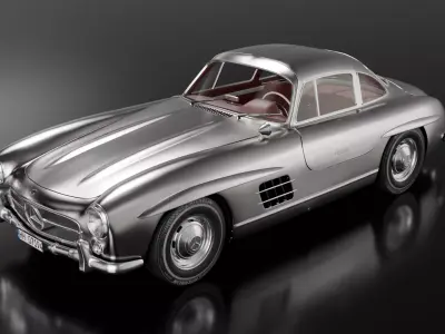 Mercedes-Benz 300 SL - Gullwing 3D model