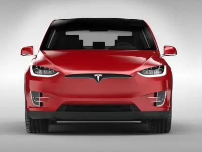 Tesla Model X 2017 3D model