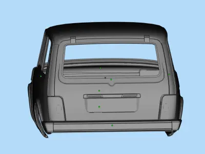 Printable Body Lada Niva 3D print Russian SUVs Scale 110 3D print model