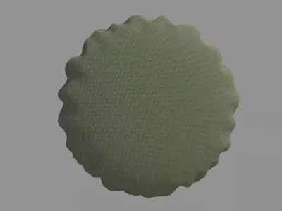 Round Cushion Pillow  3D model