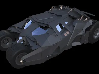 Batman Tumbler Batmobile 3D model