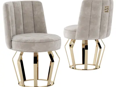 Fertini Casa Luxury Signature Dining Set 3D model