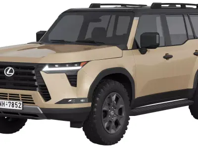 Lexus GX Overtrail 2024 3D model