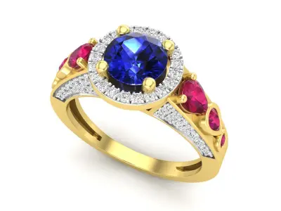 AV 614 Renoir Ring 3D print model