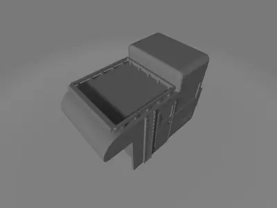 hotwheels diecast vw t2 pickup roof camper 3D print model