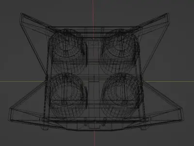 Sci-Fi Batteries Free 3D model