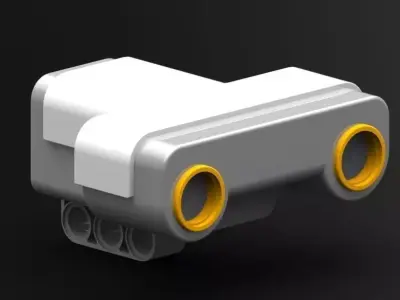 Ultrasonic Sensor Lego NXT Free 3D model