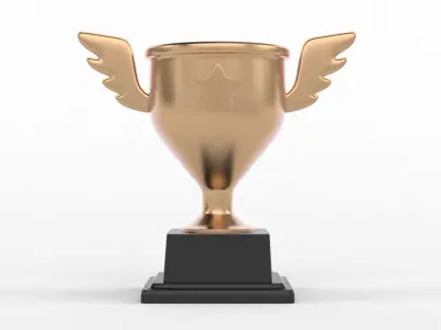 Trophy Cups 3D model purchase