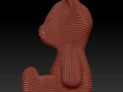 Christmas Bear 3D model