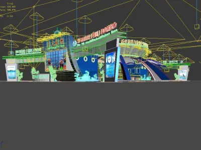 Exhibition - Area - 36X24-3DMAX2009-09 3D model