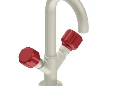 Classic PVC Mixer Tap 3D model