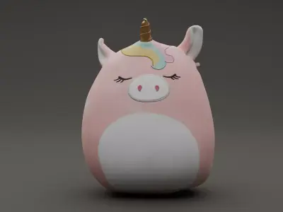Baby toy Low-poly 3D model
