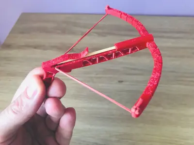 Toothpick crossbow 3D print model