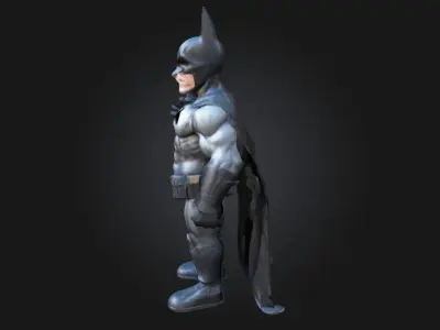 Batman The Dark Knight 3D Printable Stylized Caricature 3D print model