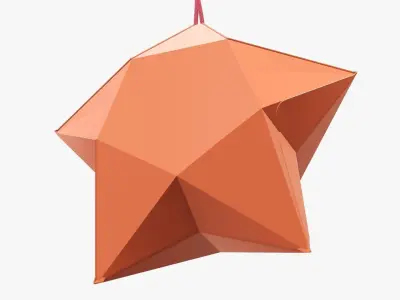Star shape paper  3D model