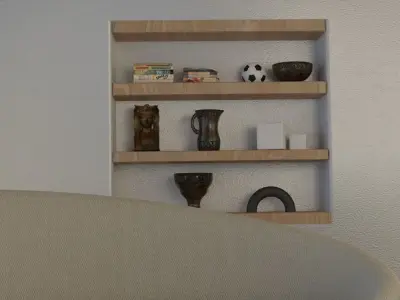 interior hall 3D model