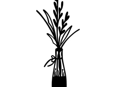 Flowers Wall Art 3D print model