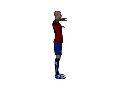 Human Football player 3D model