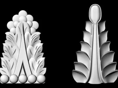 Pole Ornament Collection 3D model