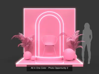 All in One Color - Photo Opportunities - 5 Pack 3D Model Collection