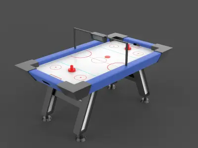 Air Hockey 3D model