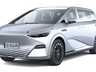 Xpeng X9 2025 3D model