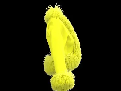 Feather jacket 3D model