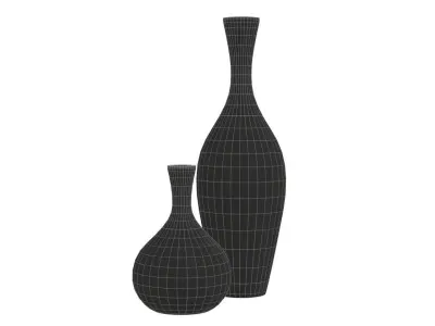 Decorative vase 02 3D model