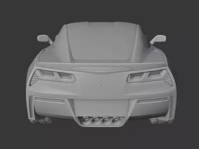Chevrolet Corvette C7 3D print model